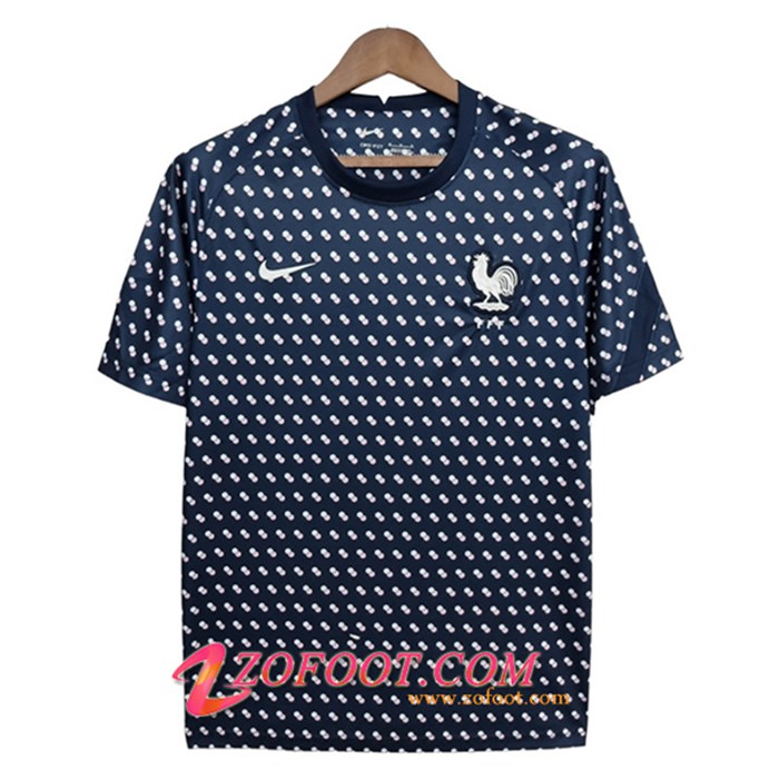Training T-Shirts France Noir/Blanc 2022/2023