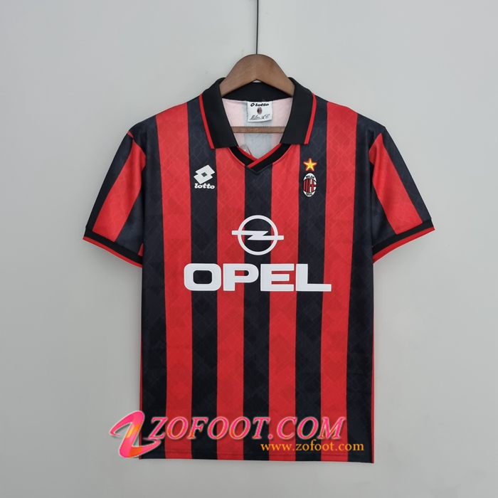Maillot de Foot Milan AC Retro Domicile 1995/1996