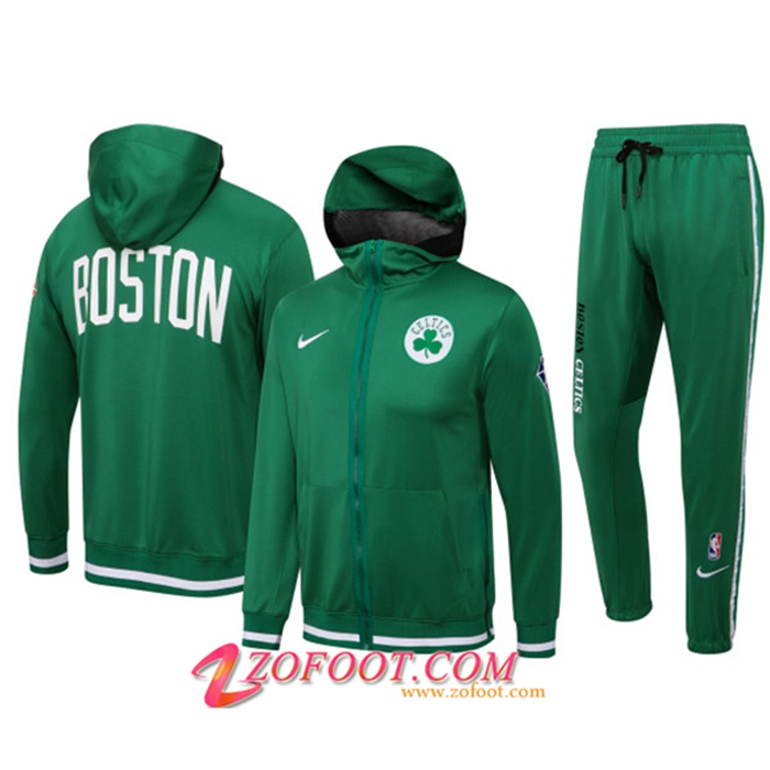 Ensemble Survetement de Foot Boston Celticsa Vert 2022