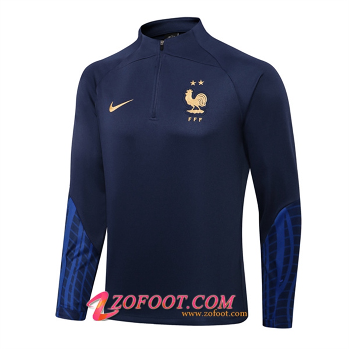 Sweatshirt Training France Bleu Marin 2022/2023
