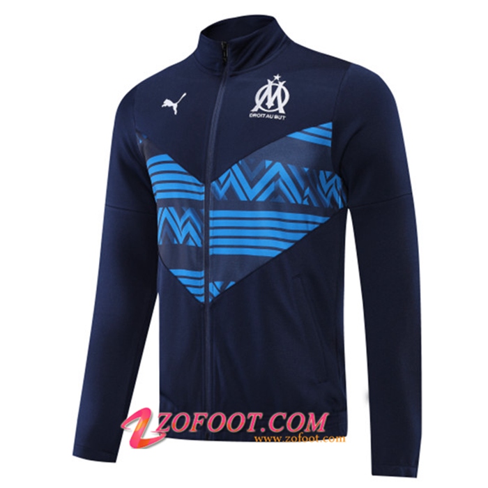 Veste Foot Marseille OM Bleu Marin 2022/2023