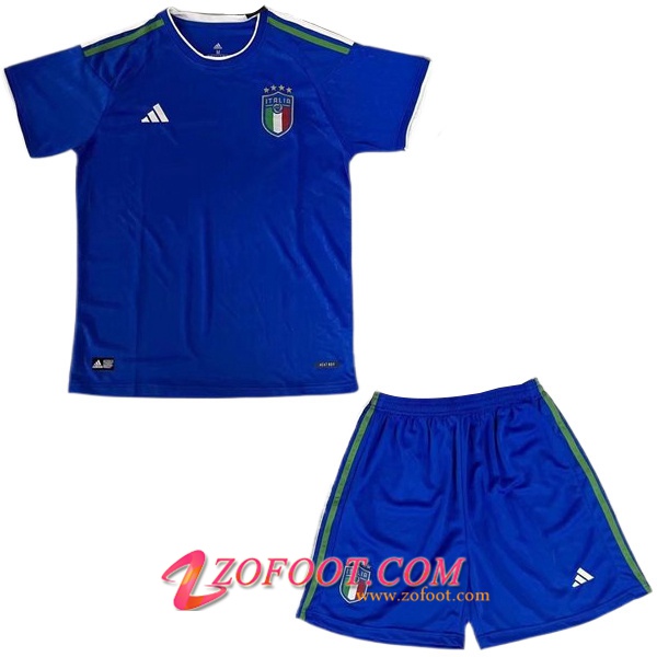 Maillot de Foot Italie Enfant Bleu 2022/2023