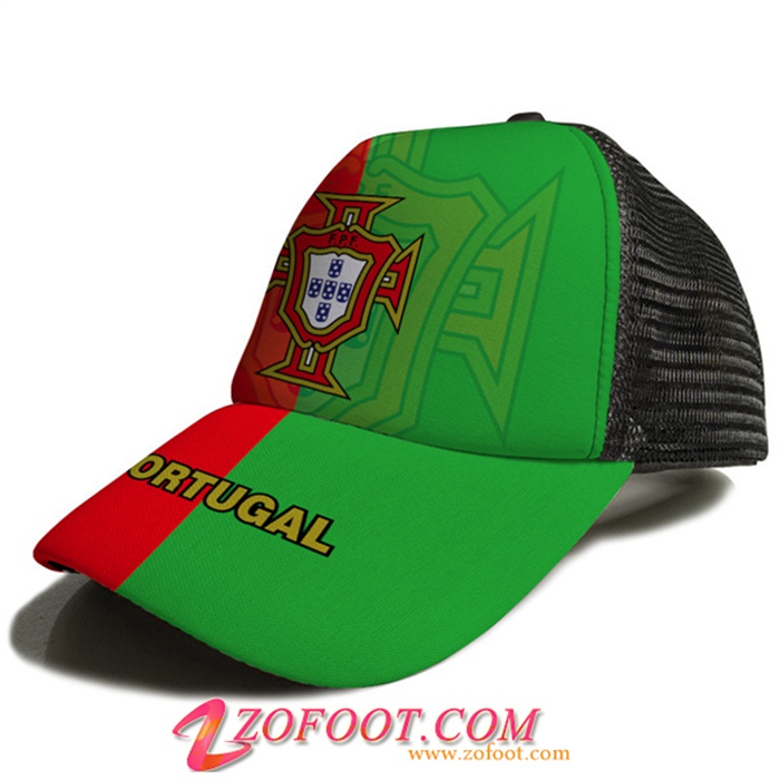 Casquette de Foot Portugal Vert/Rouge 2023