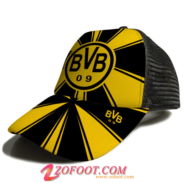 Casquette de Foot Dortmund BVB Jaune/Noir 2023