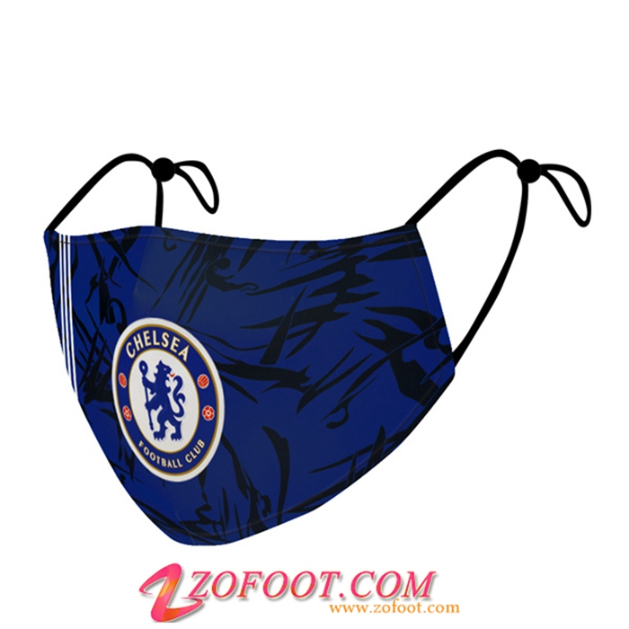 Nouveau Masques Foot FC Chelsea Bleu Reutilisable