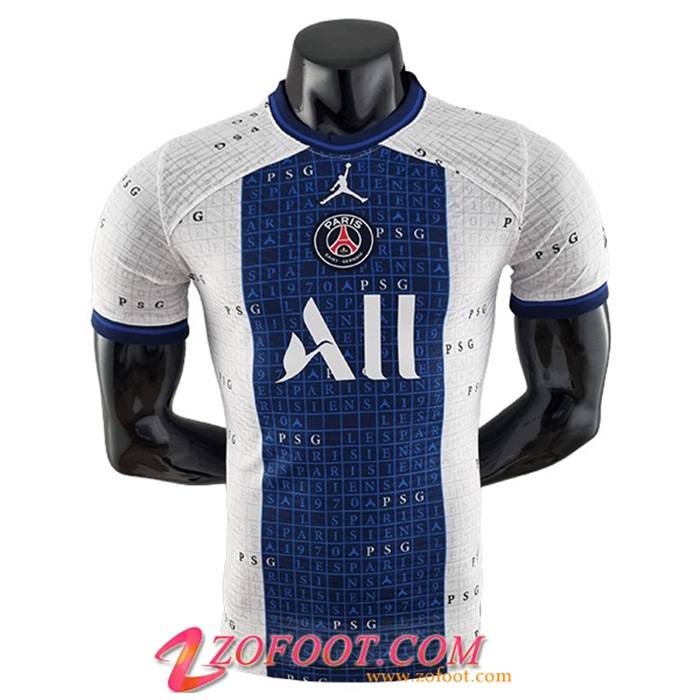 Maillot de Foot Jordan PSG Special Edition Blanc/Bleu 2022/2023