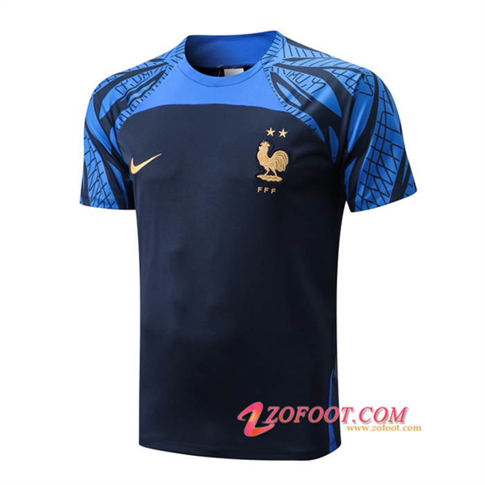 Training T-Shirts France Bleu Marin 2022/2023
