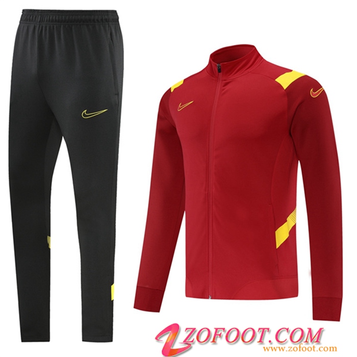 Ensemble Survetement de Foot - Veste Nike Rouge 2022/2023