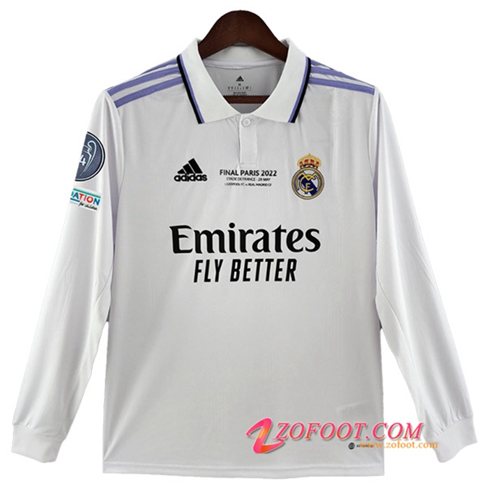 Maillot Real Madrid 14 Champions Edition Domicile Manches Longues 2022/2023