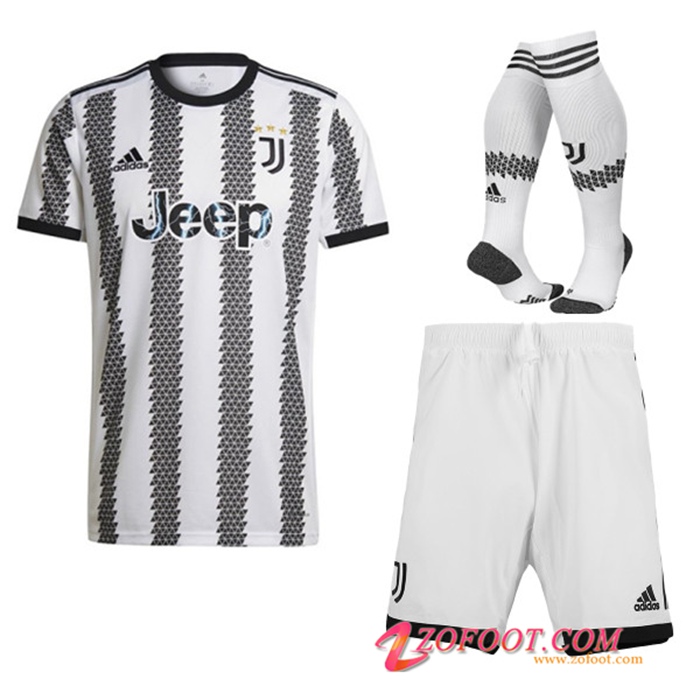 Ensemble Maillot Foot Juventus Domicile (Short + Chaussettes) 2022/2023