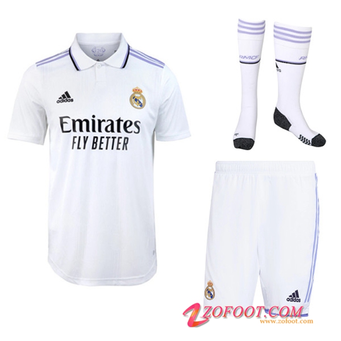 Ensemble Maillot Foot Real Madrid Domicile (Short + Chaussettes) 2022/2023