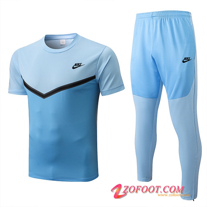 Ensemble Training T-Shirts + Pantalon Nike Bleu 2022/2023
