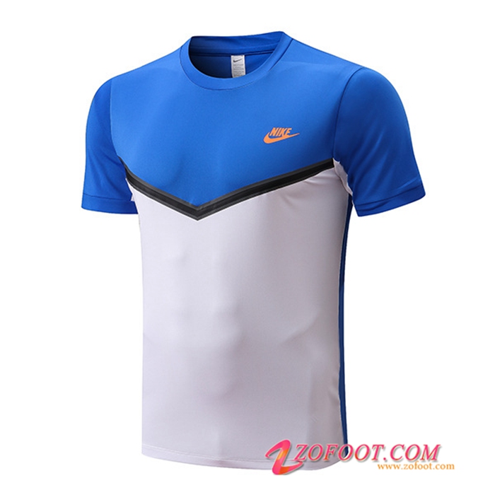 Training T-Shirts Nike Blanc/Bleu 2022/2023