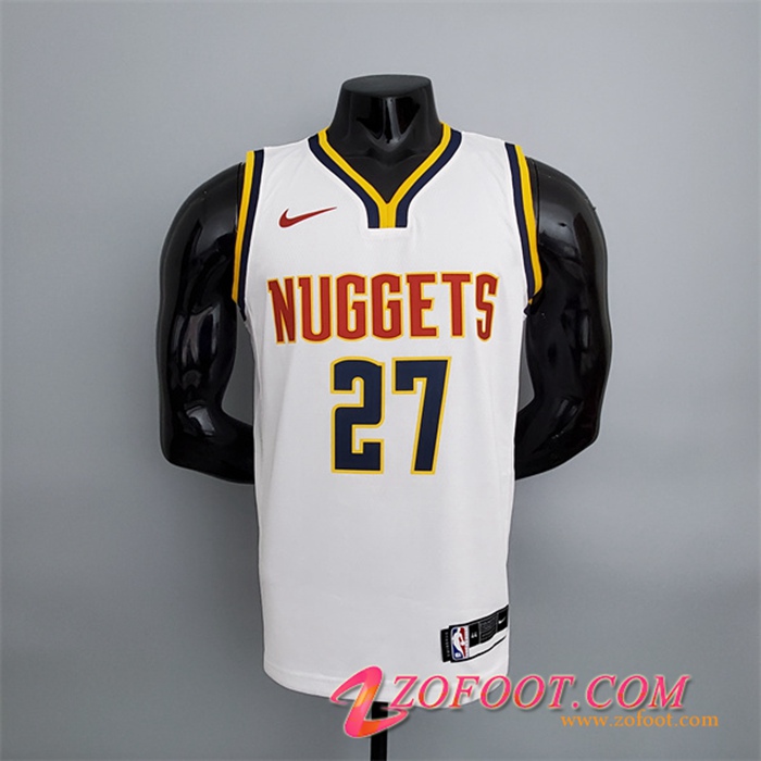 Maillot Denver Nuggets (Murray #27) Blanc Limited
