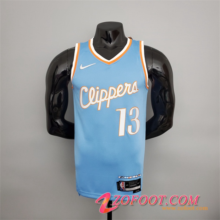 Maillot Los Angeles Clippers (George #13) 2022 Season Bleu City Edition