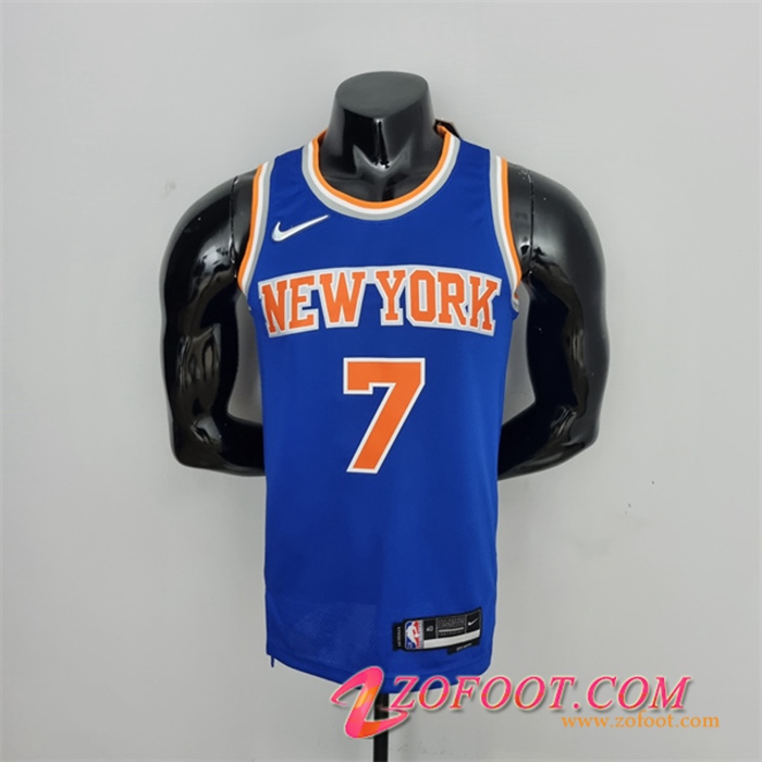 Maillot New York Knicks (Anthony #7) Bleu 75th Anniversary