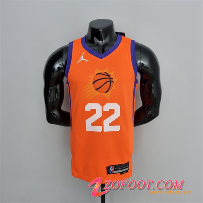 Maillot Phoenix Suns (Ayton #22) Orange 75th Anniversary Jordan Theme