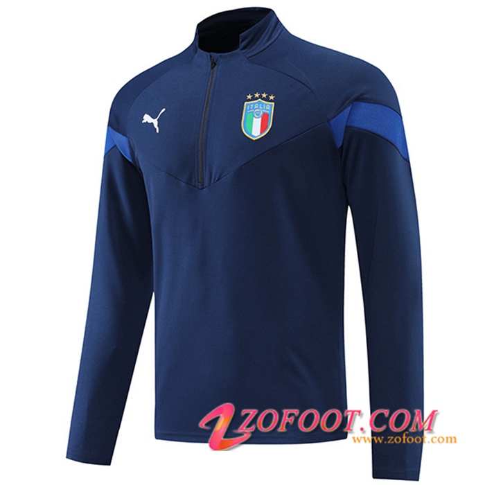 Sweatshirt Training Italie Bleu Marin 2022/2023