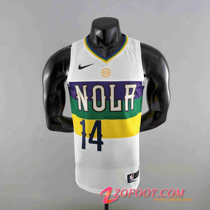 Maillot New Orleans Pelicans (INGRAM #14) Blanc Urban Edition