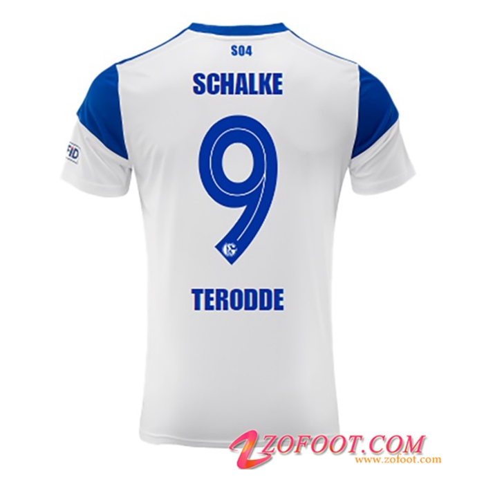 Maillot de Foot Schalke 04 (TERODDE #9) 2022/23 Exterieur