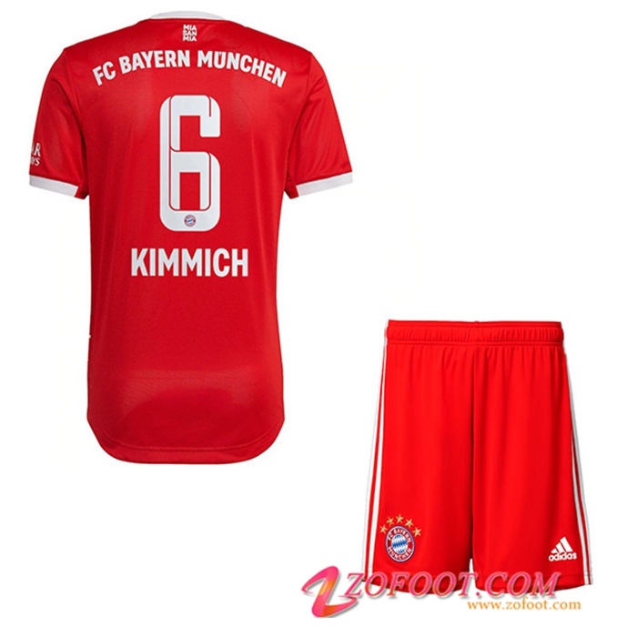 Maillot de Foot Bayern Munich (KIMMICH #6) Enfants Domicile 2022/23