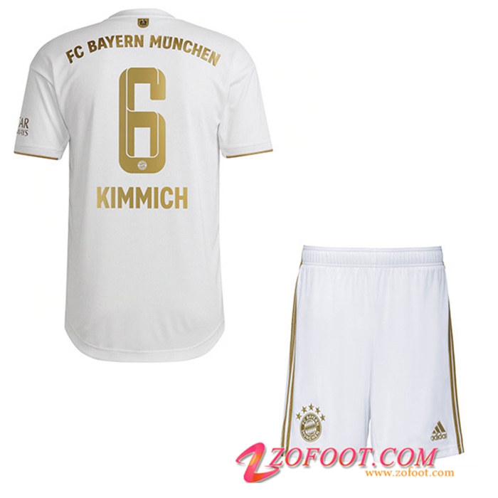 Maillot de Foot Bayern Munich (KIMMICH #6) Enfants Exterieur 2022/23