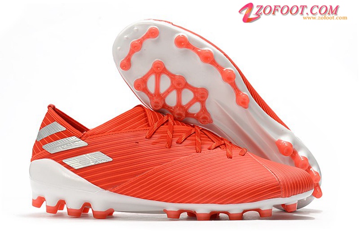 Adidas Chaussures de Foot Nemeziz 19.1 AG Orange