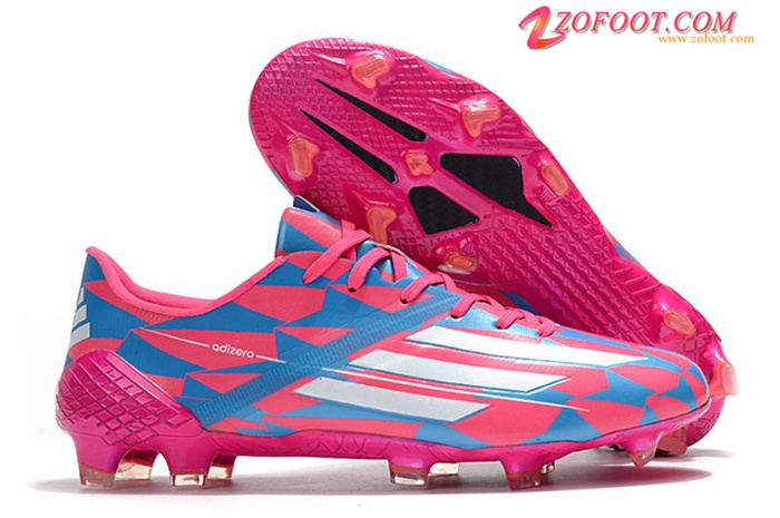 Adidas Chaussures de Foot F50 Ghosted Adizero HT FG Rose