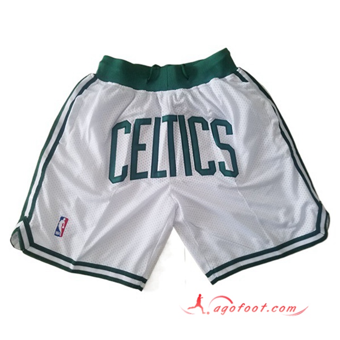 Shorts NBA Boston Celtics Blanc