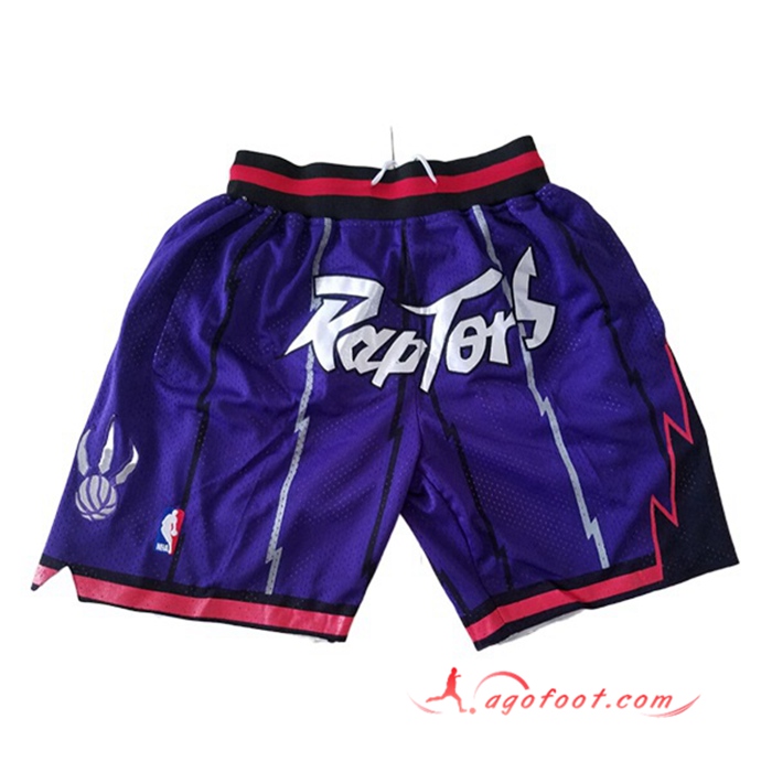 Shorts NBA Toronto Raptors Pourpre
