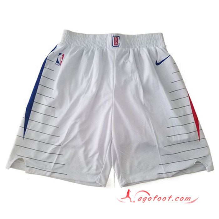 Shorts NBA Los Angeles Clippers Blanc