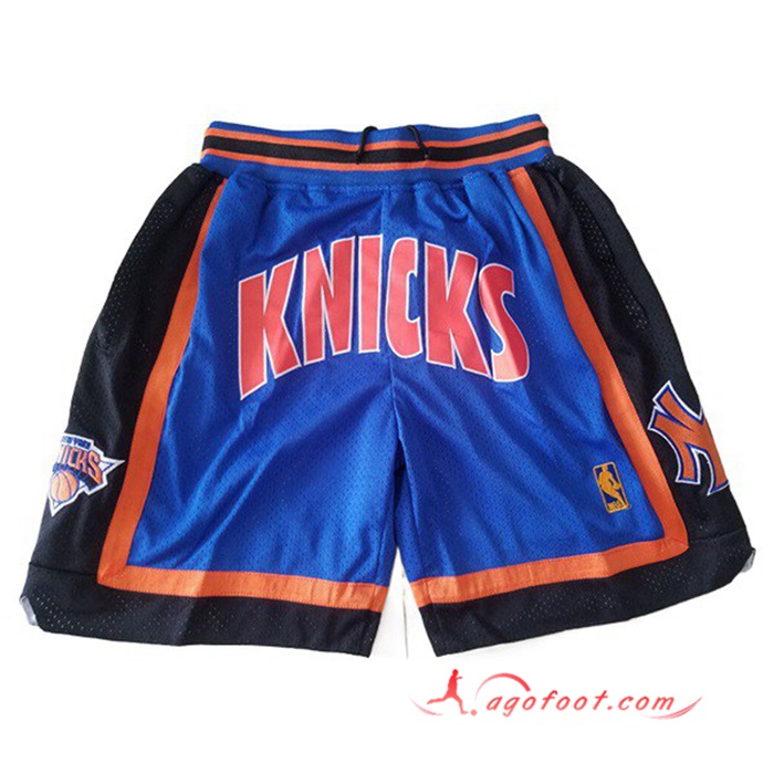 Shorts NBA New York Knicks Bleu
