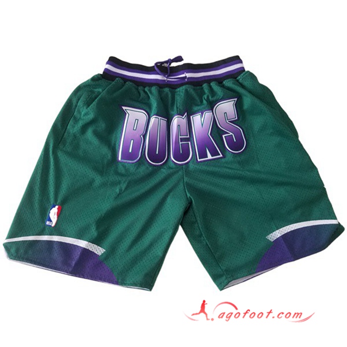 Shorts NBA Milwaukee Bucks Vert