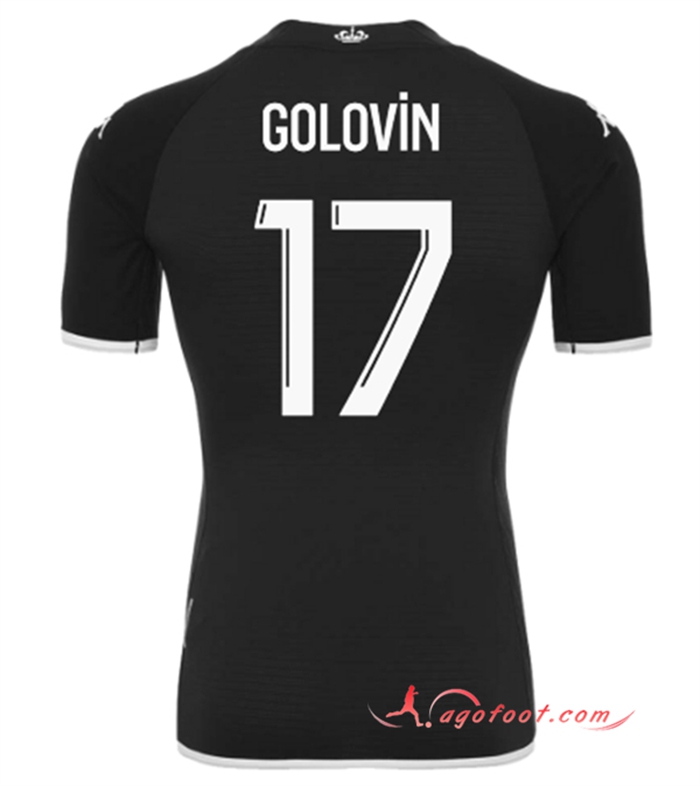 Maillot de Foot AS Monaco (GOLOVIN #17) 2022/2023 Exterieur