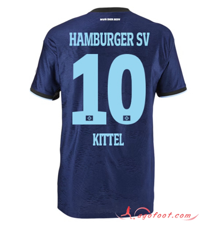 Maillot de Foot HSV Hamburg (KITTEL #10) 2022/2023 Exterieur