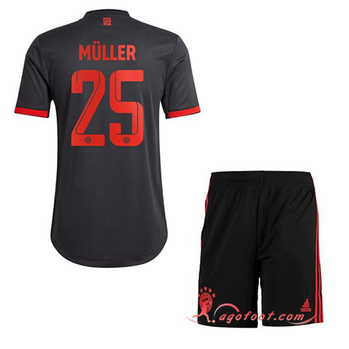 Maillot de Foot Bayern Munich (MÜLLER #25) Enfant Third 2022/2023