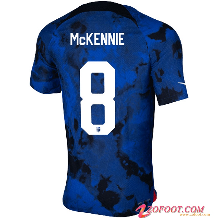 Maillot Equipe Foot Etats-Unis (McKENNIE #8) 2022/2023 Exterieur