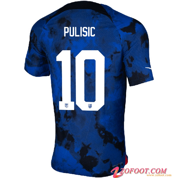 Maillot Equipe Foot Etats-Unis (PULISIC #10) 2022/2023 Exterieur