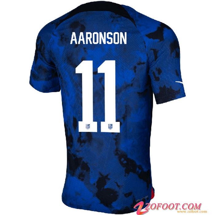 Maillot Equipe Foot Etats-Unis (AARONSON #11) 2022/2023 Exterieur