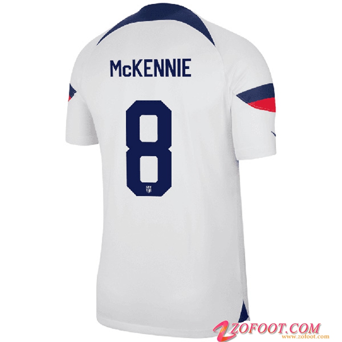 Maillot Equipe Foot Etats-Unis (McKENNIE #8) 2022/2023 Domicile