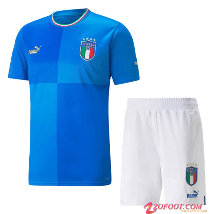 Maillot de Foot Italie Enfant Domicile Coupe Du Monde 2022
