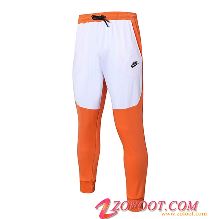 Pantalon Foot NIKE Blanc/Orange 2022/2023