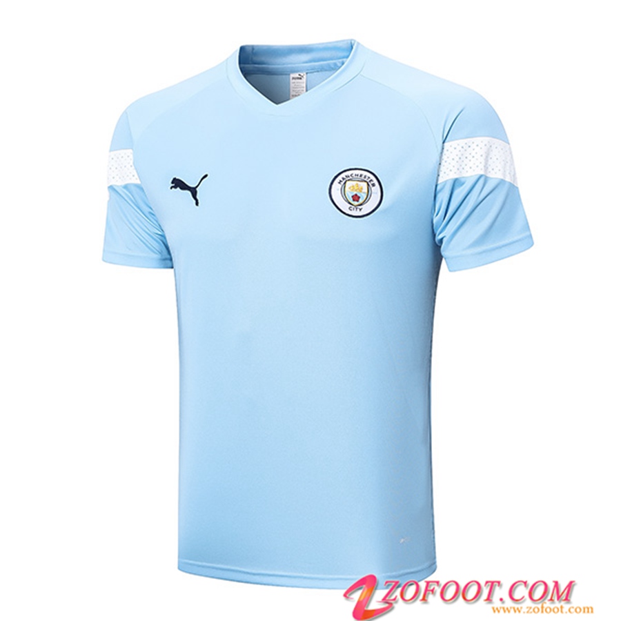 Training T-Shirts Manchester City Bleu Clair 2022/2023