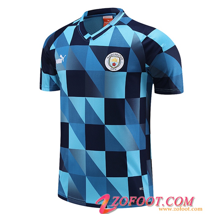Training T-Shirts Manchester City Bleu Clair 2023/2024