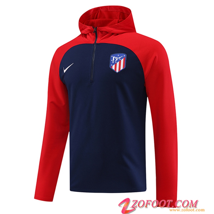 Sweatshirt Training Capuche Atletico Madrid Bleu Marine 2023/2024