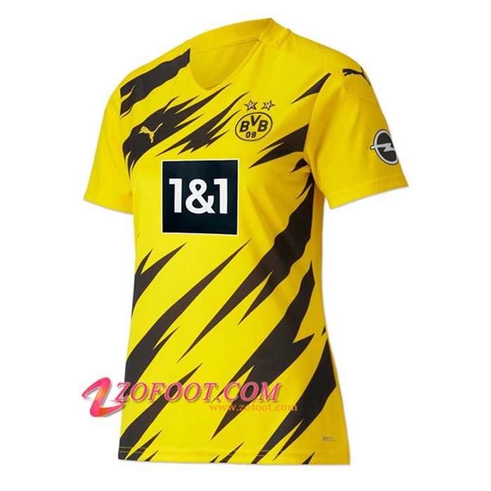 Nouveau Maillot de Foot Dortmund BVB Femme Domicile 2020/2021
